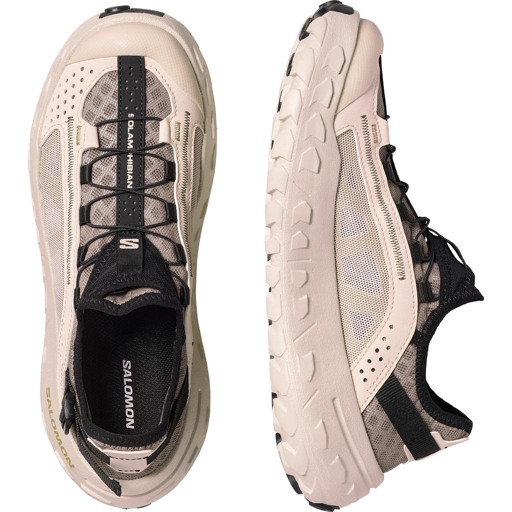 SALOMON SOLAMPHIBIAN Fabric Breathable And Quick Dry Grip Abrasion Resistant Cushioning River Trekking Shoes Women's 491082