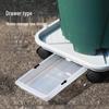 Mobile Plant Tray with Wheels and Water Reservoir - Leak-Proof, Thickened Plastic Base