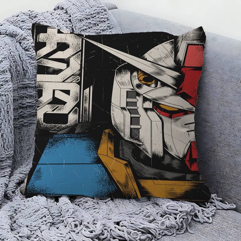 Anime G-Gundams Personalized Pillow Cover Kids Bedroom Wild Party Decor Pillowcase Kid Birthday Shower Gift