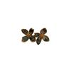 Natural Color Shell Blue Flower Stud Earrings French Retro Niche Design Earrings Elegant Temperament Light Luxury Earrings Women