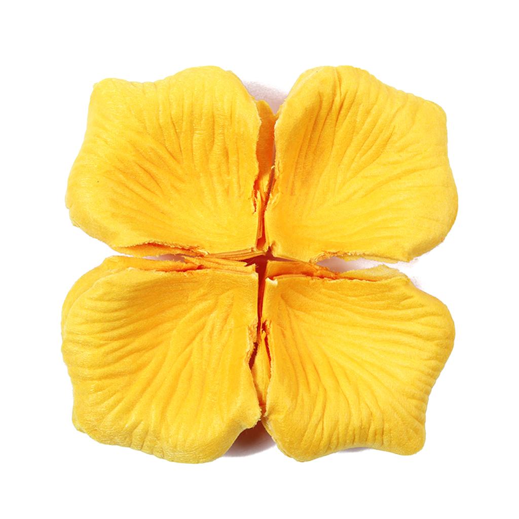 100pcs Reusable Artificial Rose Petals Decoration for Elegant Wedding Arrangement and Romantical Evening Party Setups