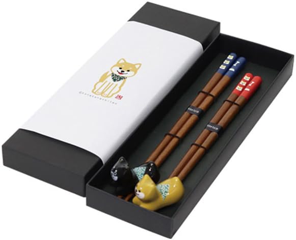 

Tanaka Chopsticks Shop Chopsticks Chopstick Rest Gift Tenmaru Shiba Inu Dishwasher 790077 & Set, (Antibacterial, Safe) No. Navy/Red 23cm/21cm