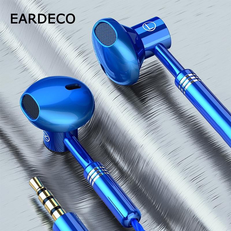 

Проводные наушники EARDECO Bass 9D Stereo Earphones Mic Headset In-ear Wire Earphon Earbud Phone Headset With Microphone