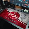 1.FC Nürnberg Logo Color Mouse Pad Large Gaming Table Cushion Non-slip Laptop Tablet Big Mousepad XXL Mat Mini PC Playmat With Lock edge