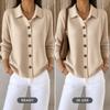 Western Standard Size Women'S Autumn Winter Premium Elegant Casual Soft Pullover Lapel Cardigan Sweater Women