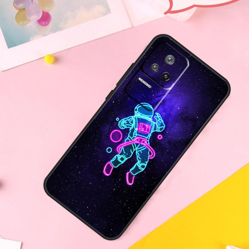 Moon Stars Space Astronaut Case For POCO M6 X6 Pro X3 X4 X5 M5s F3 F5 Xiaomi 14 Ultra 12 13 Lite 11T 12T 13T Pro Funda