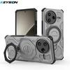 KEYSION Shockproof Magnetic Case for POCO F7 Pro 5G Upright Live Metal Ring Stand Phone Back Cover for Xiaomi POCO F7 Ultra 5G