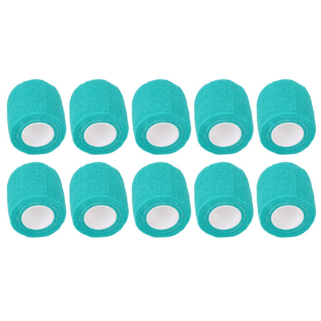 10Pcs Self Adhesive Elastic Bandage Multifunctional Disposable Shockproof Antislip Tattoo Handle Strap