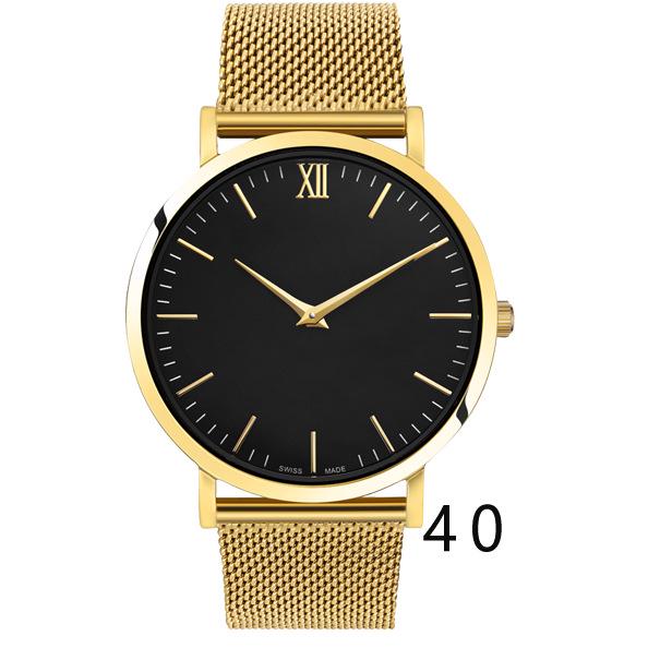 Hew Itt Simple British Lar Sson Stainless Steel Mesh Strap Jen-Nincs Watch 766B