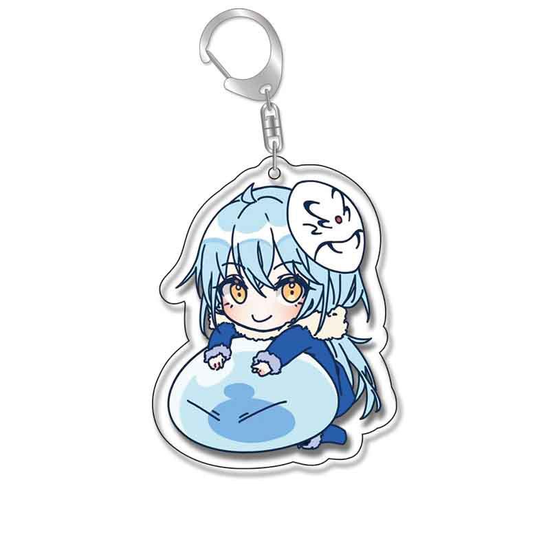 Anime Keychain: Rimuru & Shuna Slime Reincarnation Cute Pendant 5.5cm