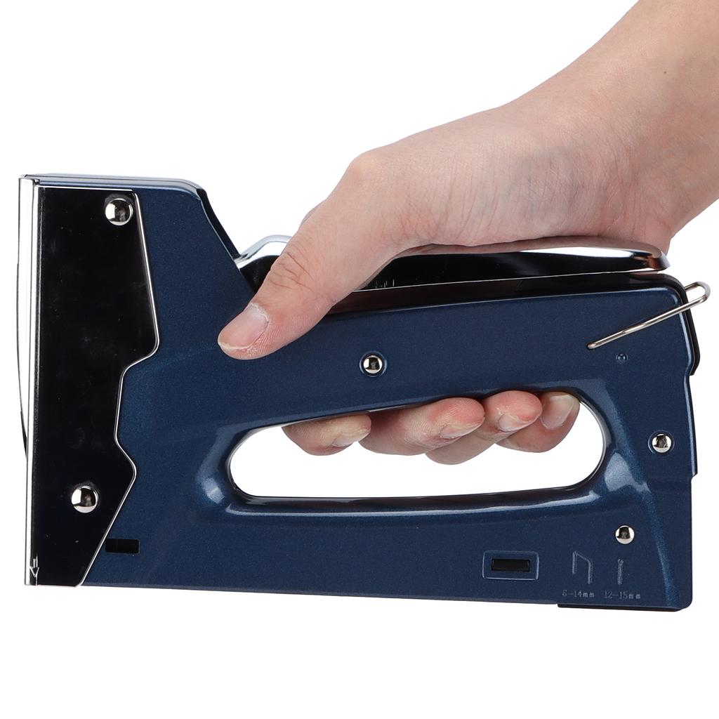 Staple Gun Heavy Light Duty Labor‑Saving Practical Safe Nail Gun with 1000 Pcs Staple for Carpentry