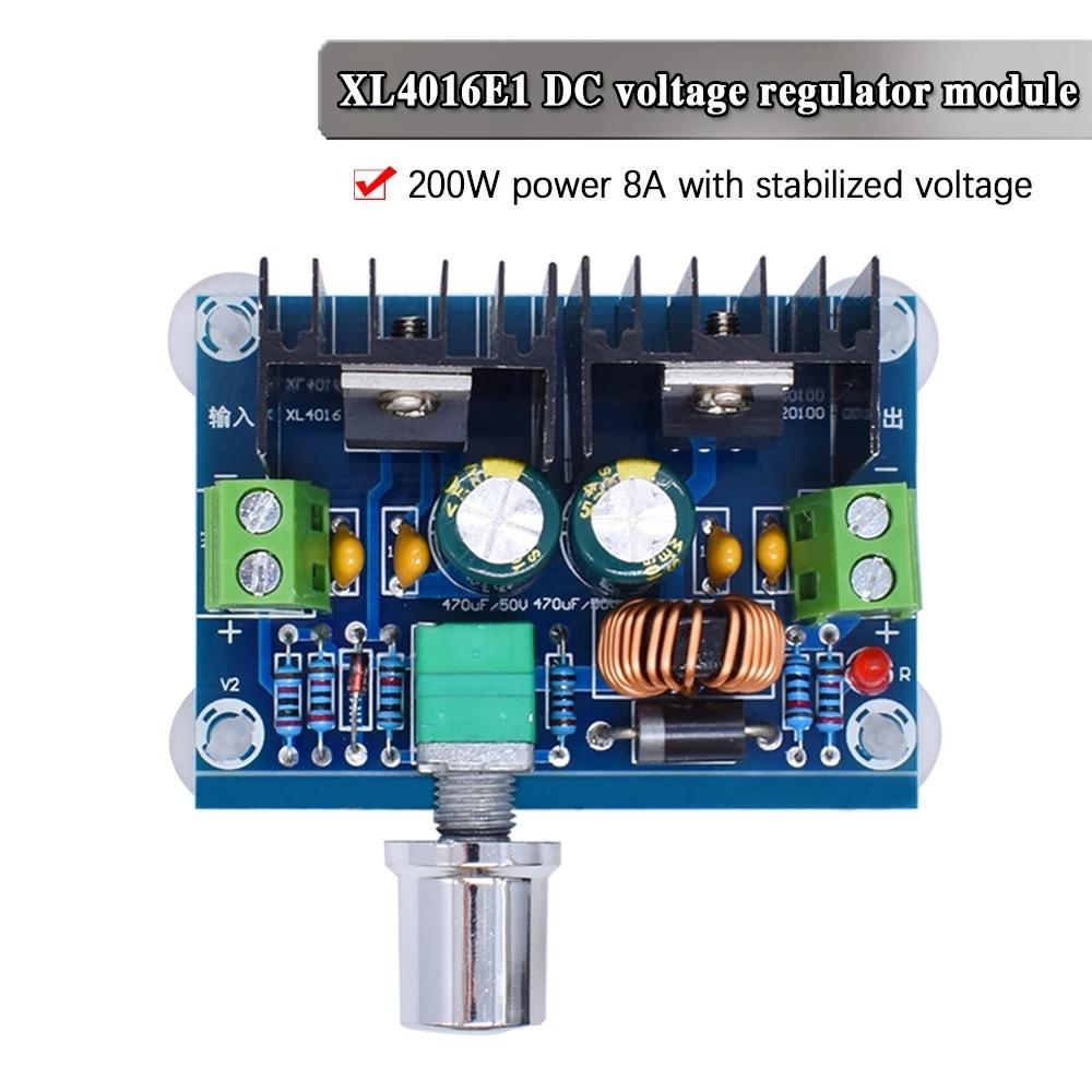 

XH-M401 DC-DC понижуючий модуль XL4016E1 потужний стабілізатор постійної напруги 8A з регулятором напруги