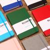 Grid A5 Cardboard, Simple Elastic Band, Faux Leather Business Office Meeting Work Portable Notebook