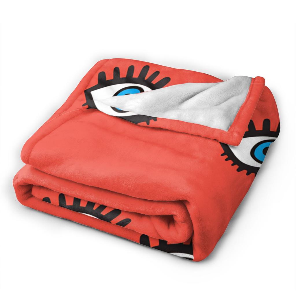 Eye Pattern Super Soft Blanket Girls Boys Plush Throw Blanket Comfortable Couch Chair Flannel Bedspread Sofa Bed Cover