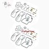 Carburetor Repair Kit GASKET for Honda  CRF250R CRF250X CRF450R CRF450X CRF250 CRF450 CRF 250 450 R X 250R 250X 450R 450X