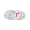 New Jordan 6 Retro White Laser Fuchsia Green Abyss TD 645127-153