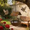 Large Capacity Outdoor Hanging Bird Feeders Pet Bedroom Cage For Attracting Various Birds In Garden Or Backyard