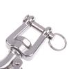 304 Stainless Steel Trigger Clevis Swivel-Eye Lifting Snap Tone Hook Wire Rope Lifting Hook With 150/ 350/650Kg Loading Capacity