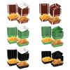 24 Pieces Football Game Party Supplies Snack Boxes Paper Food Plates Perfect For Serving Chips Popcorns