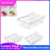 Refrigerator Organizer Box 1/4/8 Compartment PET Refrigerator Drawer Organizer Bin Transparent Fridge Storage Containers