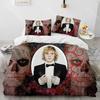 Süßes Evan Peters Film TV Schauspieler Bettdecke Bettwäsche-Set, Bettbezug Bett-Set Steppdeckenbezug Kissenbezug, King Queen Size Bettwäsche-Set