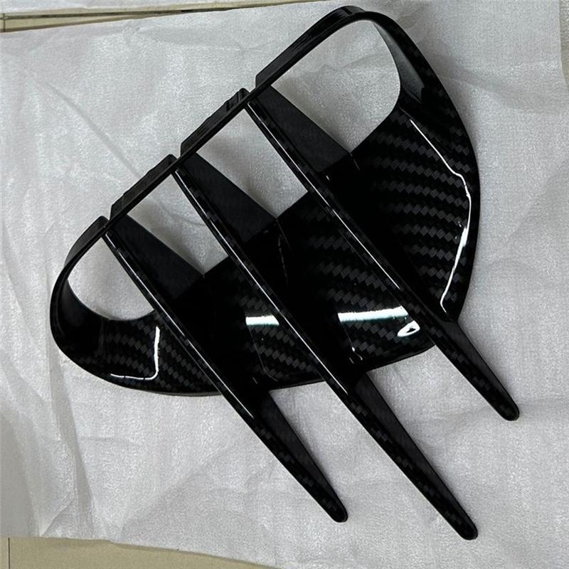A28G-For KIA Stinger Front Bumper Side Vent Spoiler Bumper Canard Covers Car Accessories