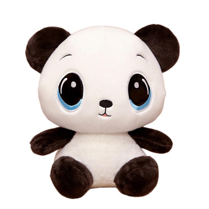 Cartoon Cute Red Panda Doll Plush Toy Zoo Black And White Panda Doll Children Soothing Doll