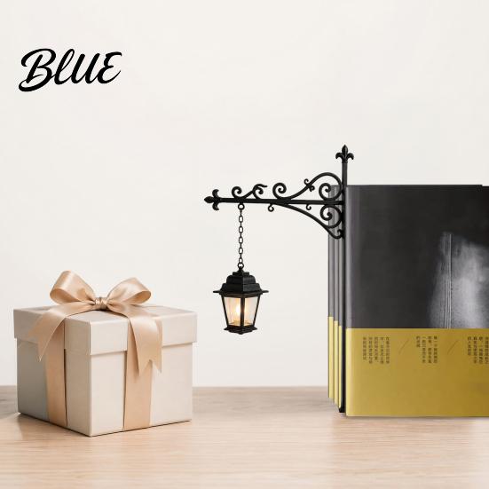Bookcase Lighting Library Lantern Bookshelf Light Vintage Reading Corner LED Night Lamp Decorative Light for Home Office Book Lover Gift