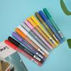 Coloured Acrylic Marker Pen Kit Non Toxic Water Based Painting Drawing Tool(12 Colors )