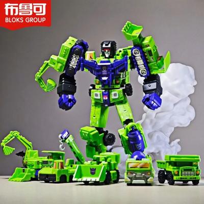 Blokees Devastator Transformers Ediție Înstelată Vol.3 Devastator OPTIMUS PRIME MEGATRON BUMBLEBEE Robot Blindat Cutie Surpriză Jucărie pentru Copii