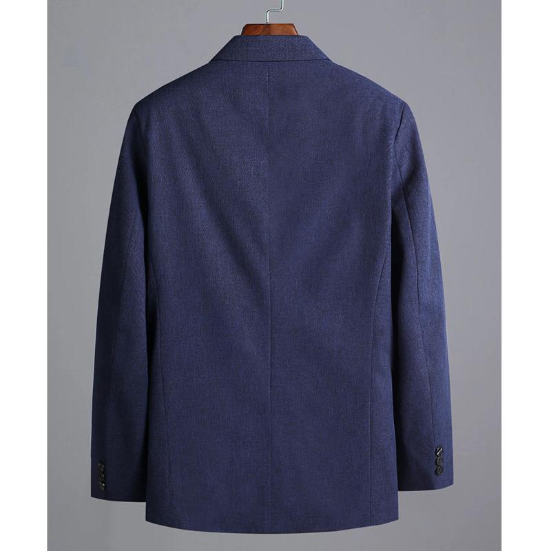 Men Suit Jacket Spring Autumn Casual Loose Business Blazer Masculino Fashion Solid Long Sleeves Button Costume Homme
