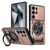 For Magsafe Magnetic 360 ° Rotat Metal Car Bracket Ring Armor Phone Case For Samsung S25 Ultra S23 S20 S21 S22 S24 Ultra Plus FE