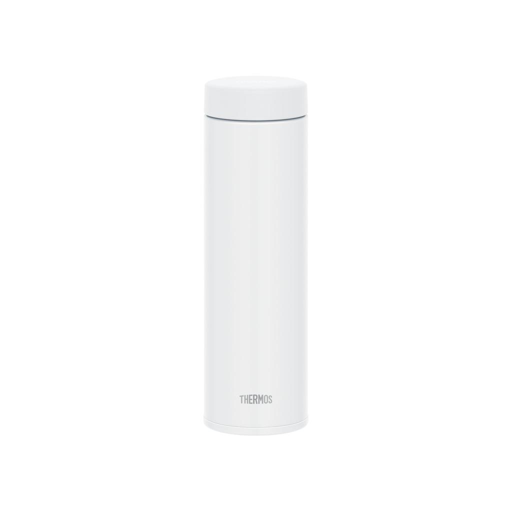Thermos Vacuum Insulated Portable Mug 480ml White Easy To Clean with Minimal Secure Gasket Stainless Steel Bottle WH - Parts, Screw-on Closure,