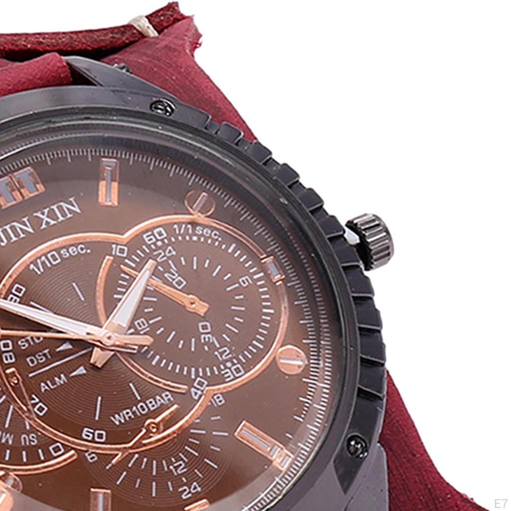 Herren Armbanduhr Manschette Vielseitig Breites Armband Männliche Armbanduhr Lederarmband für Freund