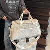 Fashion large-capacity portable travel bag, women's lightweight universal short-distance luggage storage bag, men's sports oblique span fitness bag