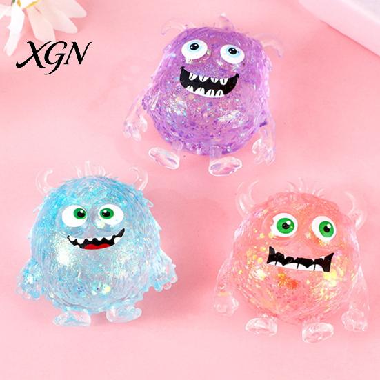 Soft Stress Ball Demon Squeeze Toy Slow-Rising TPR Fidget for Safe Relief Cute Decompression Gadget Kids Adults