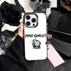 2026Game M-Mewgenics   Coque de téléphone Pour iPhone17,16,15,14,13,12,11 Plus,Pro Max Argenté Coloré Intérieur Plaqué