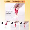 3D Printed Spiral Cone Fidgeting Toy Rotating Animal Pyramid Passthrough Sculpture Antistress Anxiety Relieving Game Adults Toys
