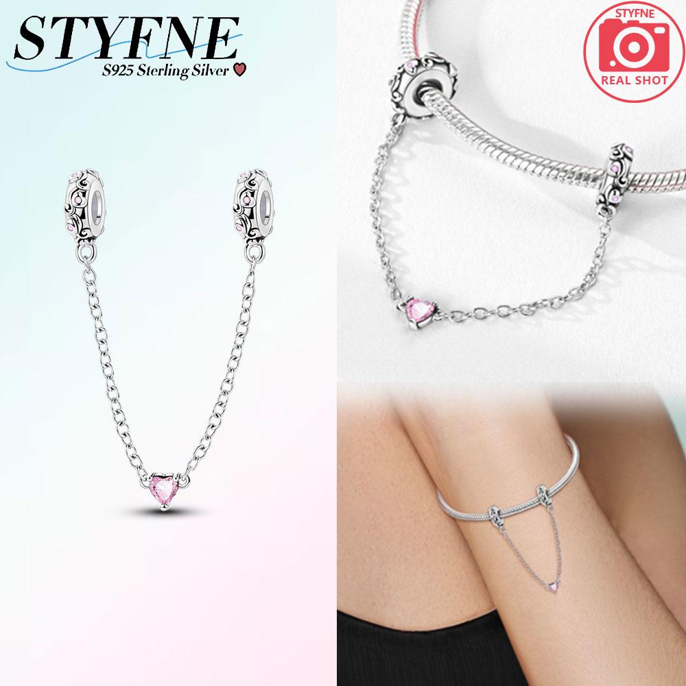 Charm Copper Moon Star Leaf Fit Original New Safety Chain Clasp Clip Bracelet Diy For Woman Girl Jewelry Fine Gift