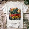 Kaiju Monster Attack T-Shirt | Retro Japanese Monster Movie Graphic Tee