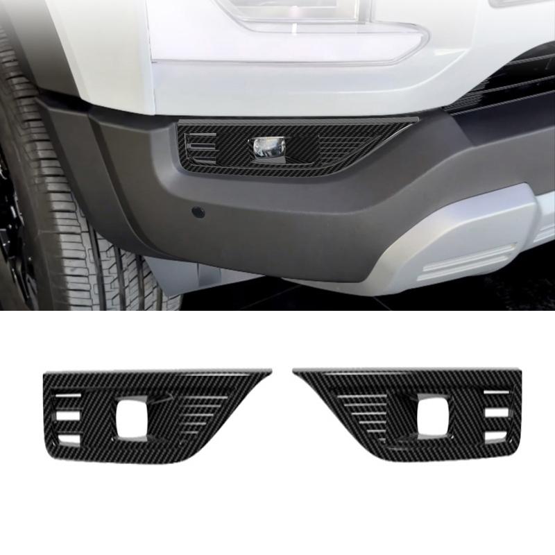 For BYD Shark 6 2024 2025 ABS carbonfiber Car Exterior Accessories Part  Rear Fog Lamp Light Bumper Reflector Frame Cover Trim