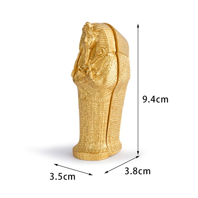 Ancient Egypt Mummy Coffin Ornament Detachable Resin Pharaoh Cleopatra Pyramid Gauze Gift Souvenir Simulation Handicraft