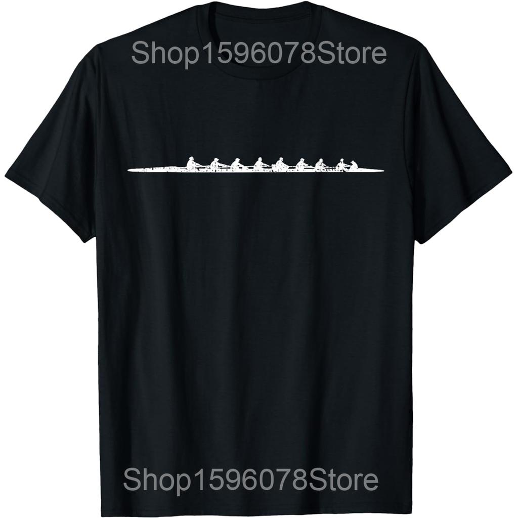 The Real Parts of The Boat Funny Rowing T Shirts Men Pure Cotton Humor Streetwear Tee Shirt Short Sleeve Unisex Loose Clothing