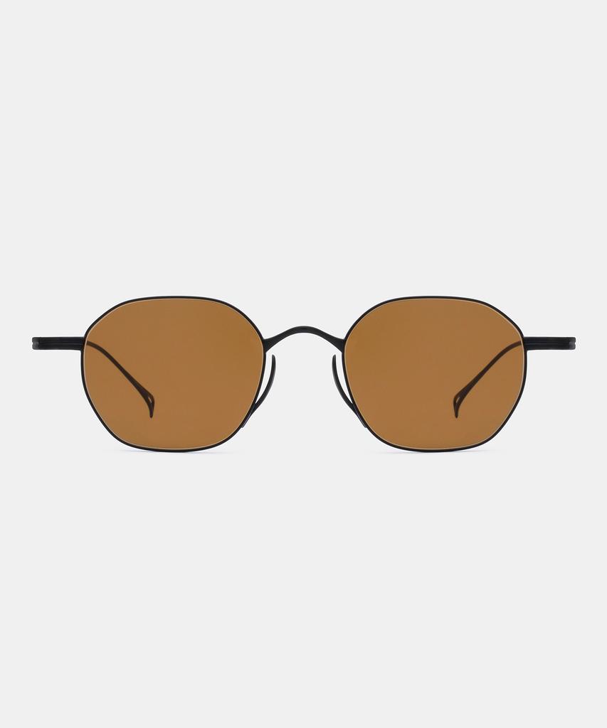 Maeteupeojeu Mp-14 Titanium Brown Sunglass Black