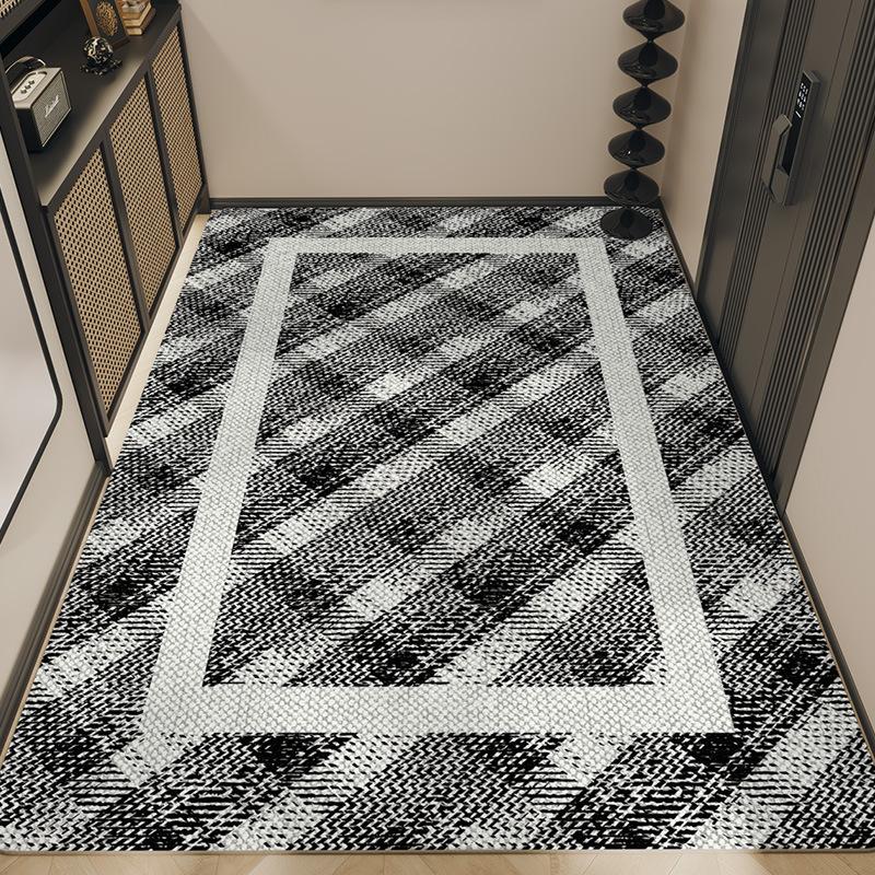 European Entry Mat Entry Carpet Door Non-slip Mat Advanced Sense Retro Entryway Sand Scraping Dust Mat