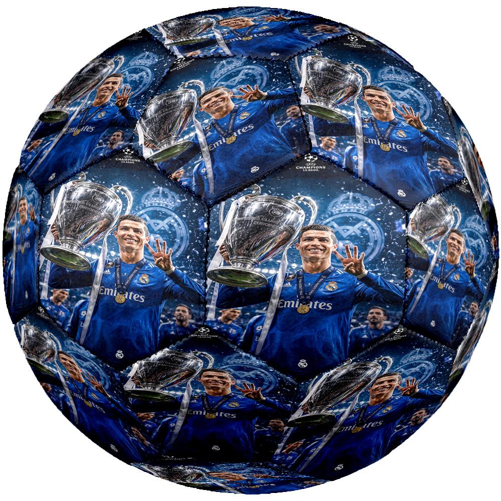 Ronaldo's Cristiano Ronaldo's Legacy Size 5 Soccer Football Machine Sewn Indoor/Outdoor Training and Matches Perfect Gift for Sports Enthusiasts