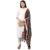 RANI SAAHIBA Women's Art Silk Kalamkari Dupatta(SKRDD2511_Black)