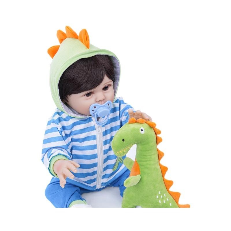 Dinosaur Plush Toy Tyrannosaurus Rex Doll Sleeping Doll Birthday Doll Gift Boy