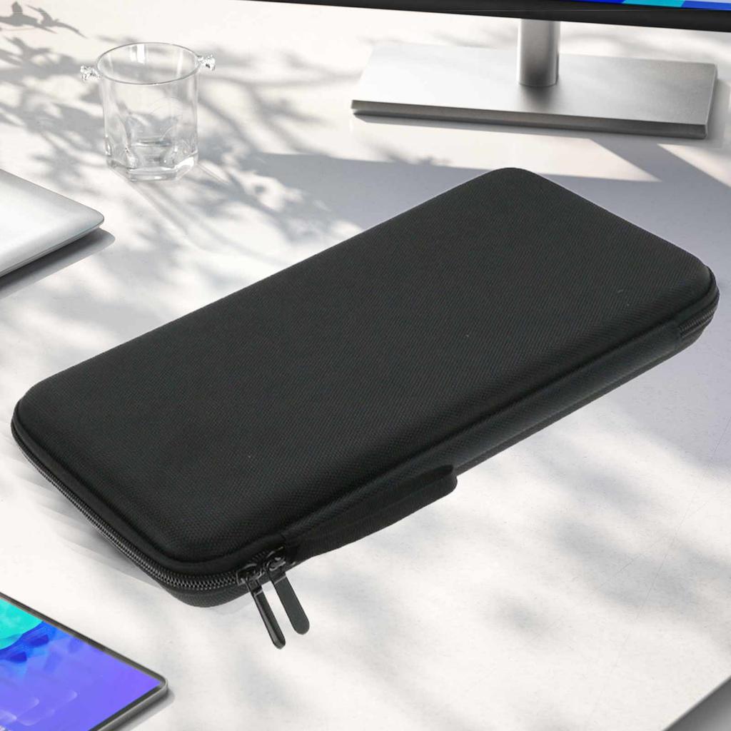 Sac de rangement pour clavier mécanique Magician RX LP Fermeture éclair Housse de rangement rigide portable Résistant à l'usure pour la maison, le bureau, l'école