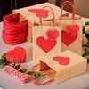 10pcs Gift Bag for wedding, kraft paper tote bags for Shopping, Valentine's Day Decor Supplies, birthday Party Bag, graduation, jewelry packaing